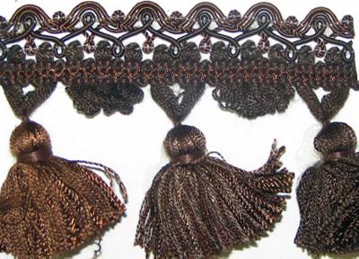Stout Trim Apollo Tassel Fringe Chocolate
